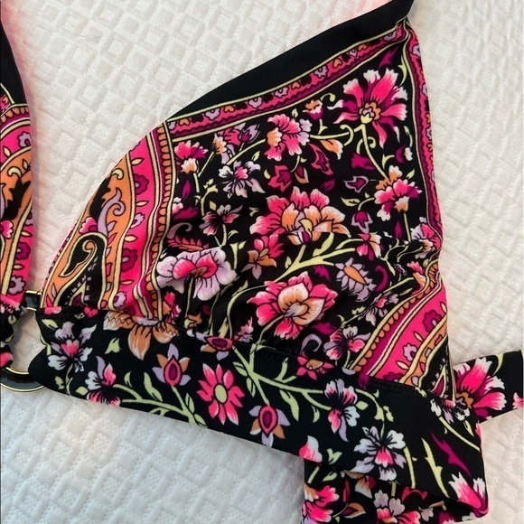 Victoria Secret Floral Bikini Top Size M - Picture 2 of 14